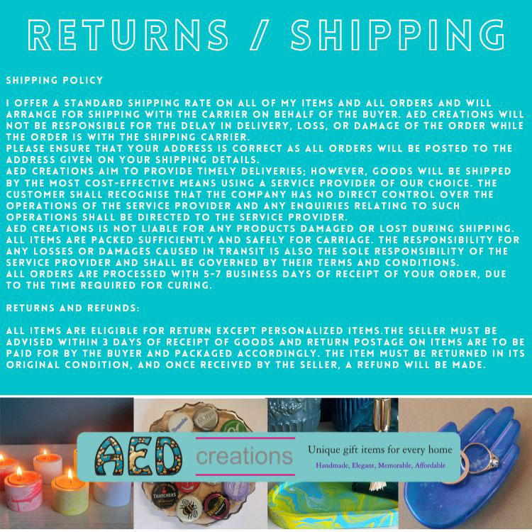 Button Coasters | Resin Coasters