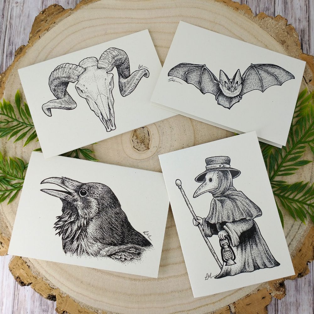 Gothic Greeting Cards | Gothic Art Prints