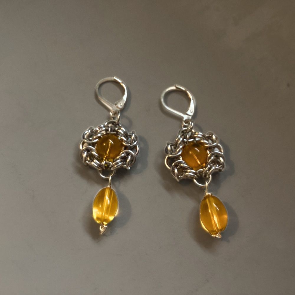 Stainless Steel Jewellery | Chainmail Earrings