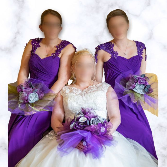 artificial bridal bouquet