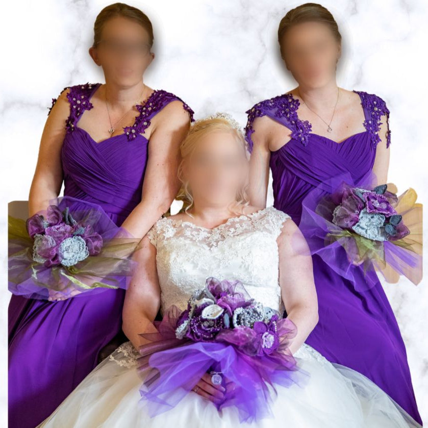 artificial bridal bouquet