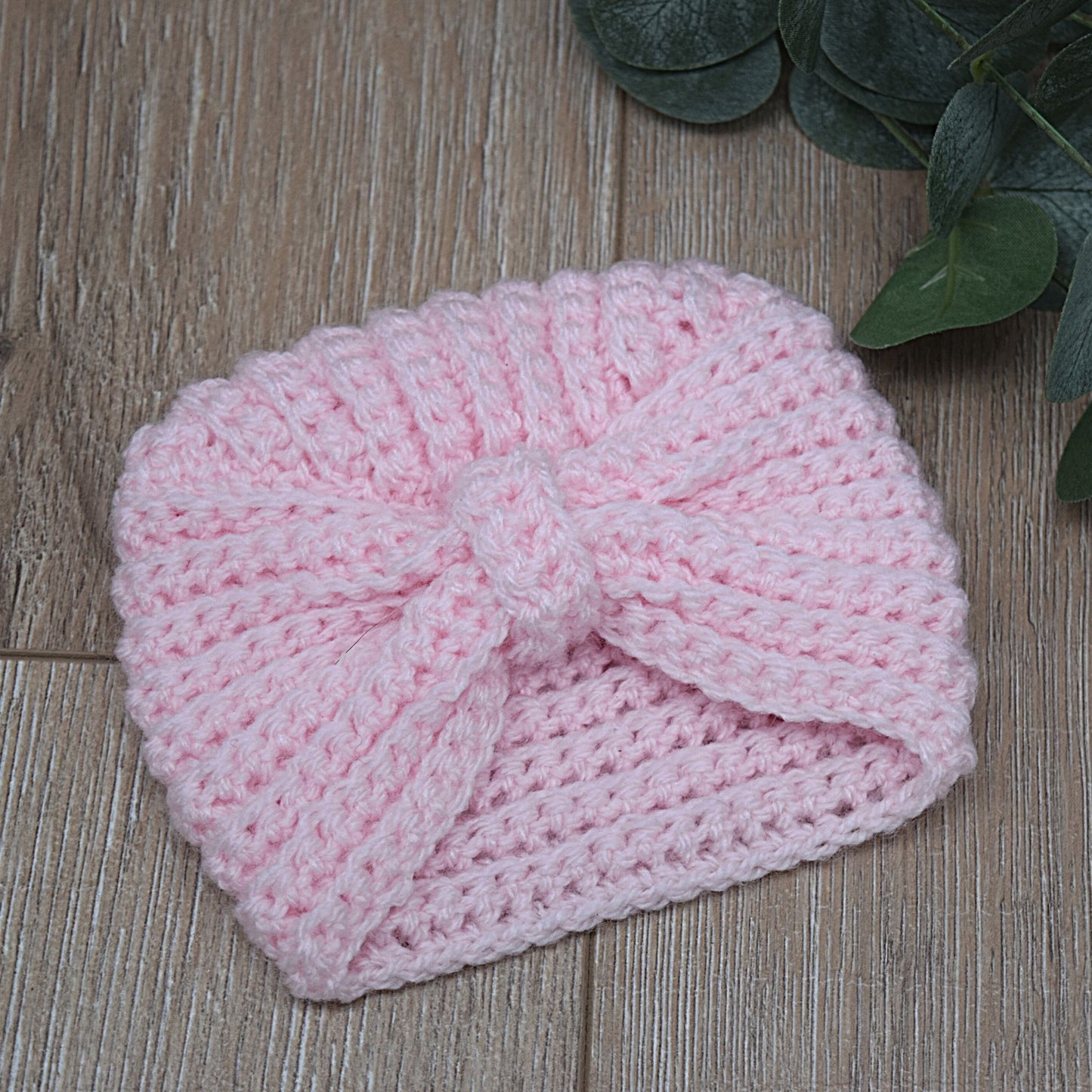 knitted baby turbans