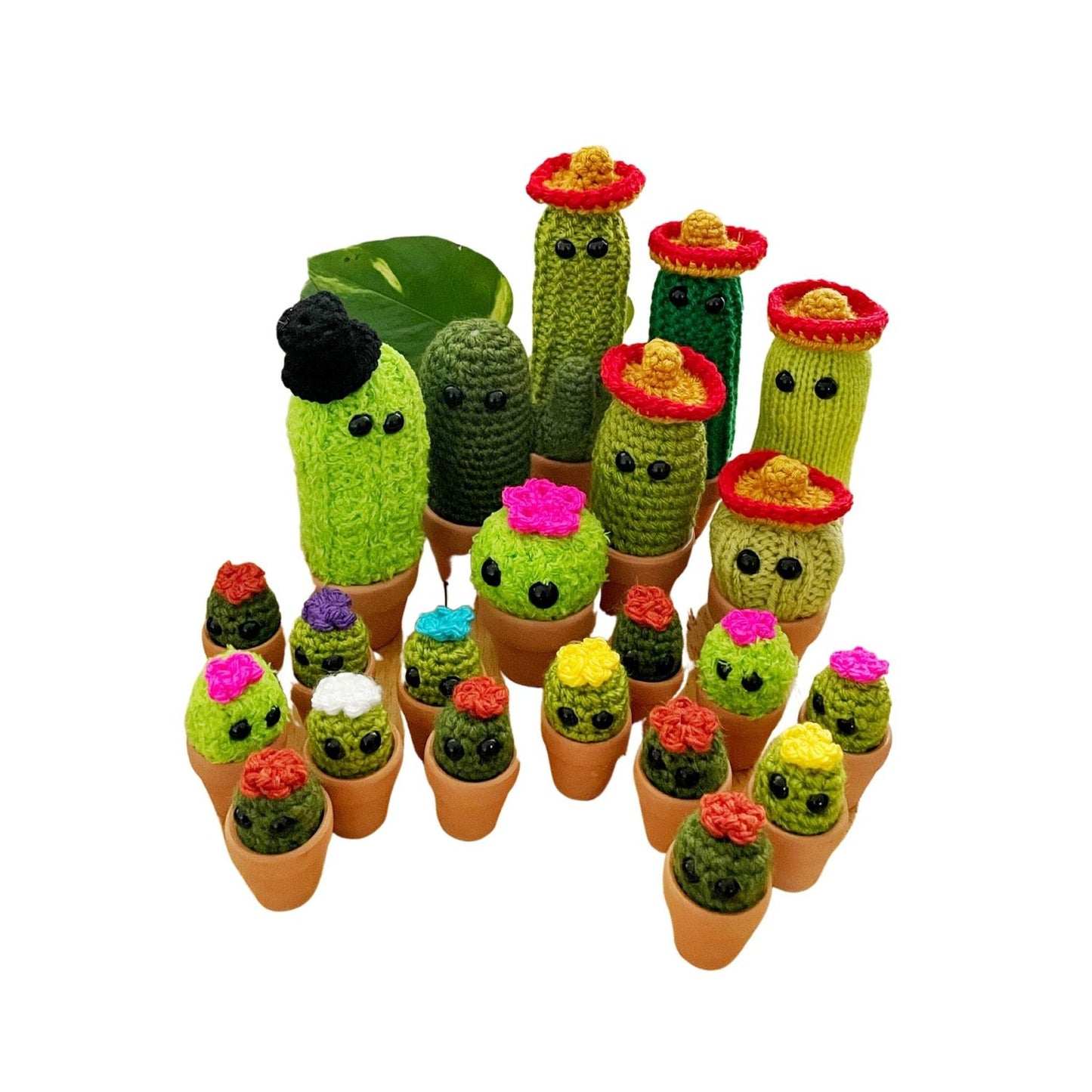 Crochet Keyring Kit | Crochet Cactus Keyring