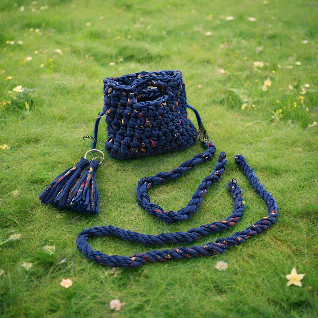 crochet shopper bag