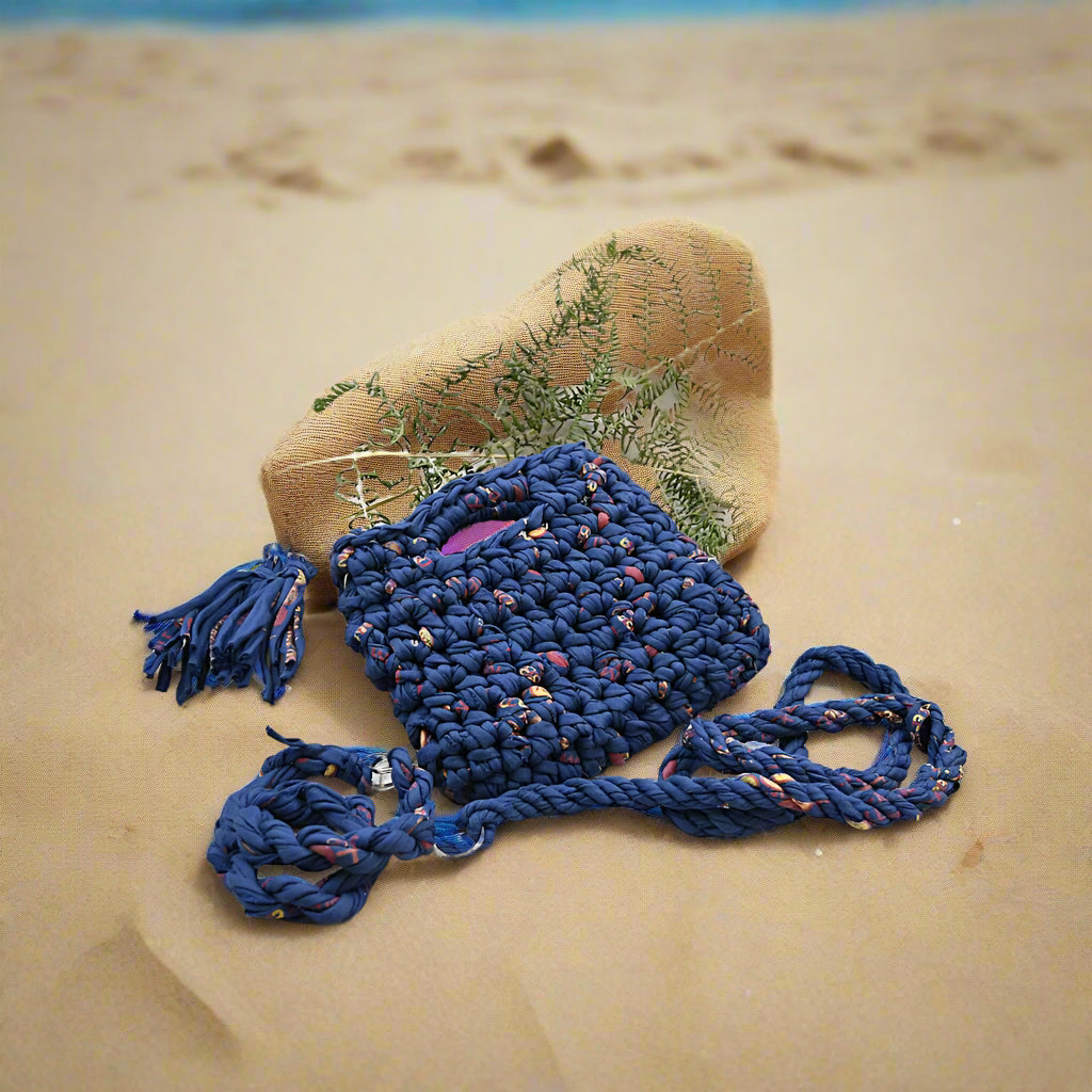 crochet shopper bag