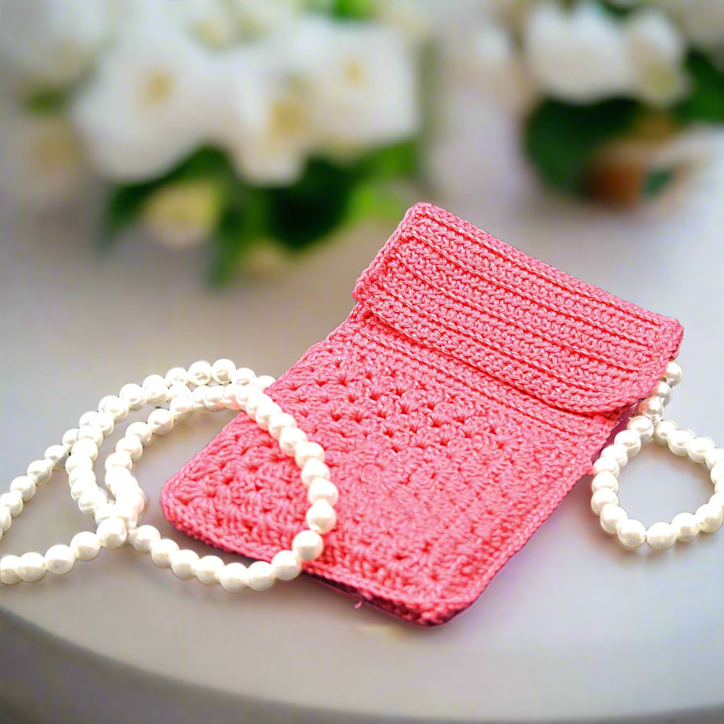 crochet phone bag