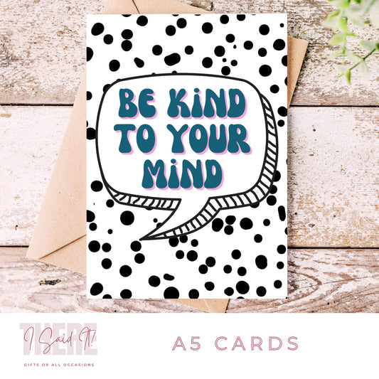 be kind to your mind card