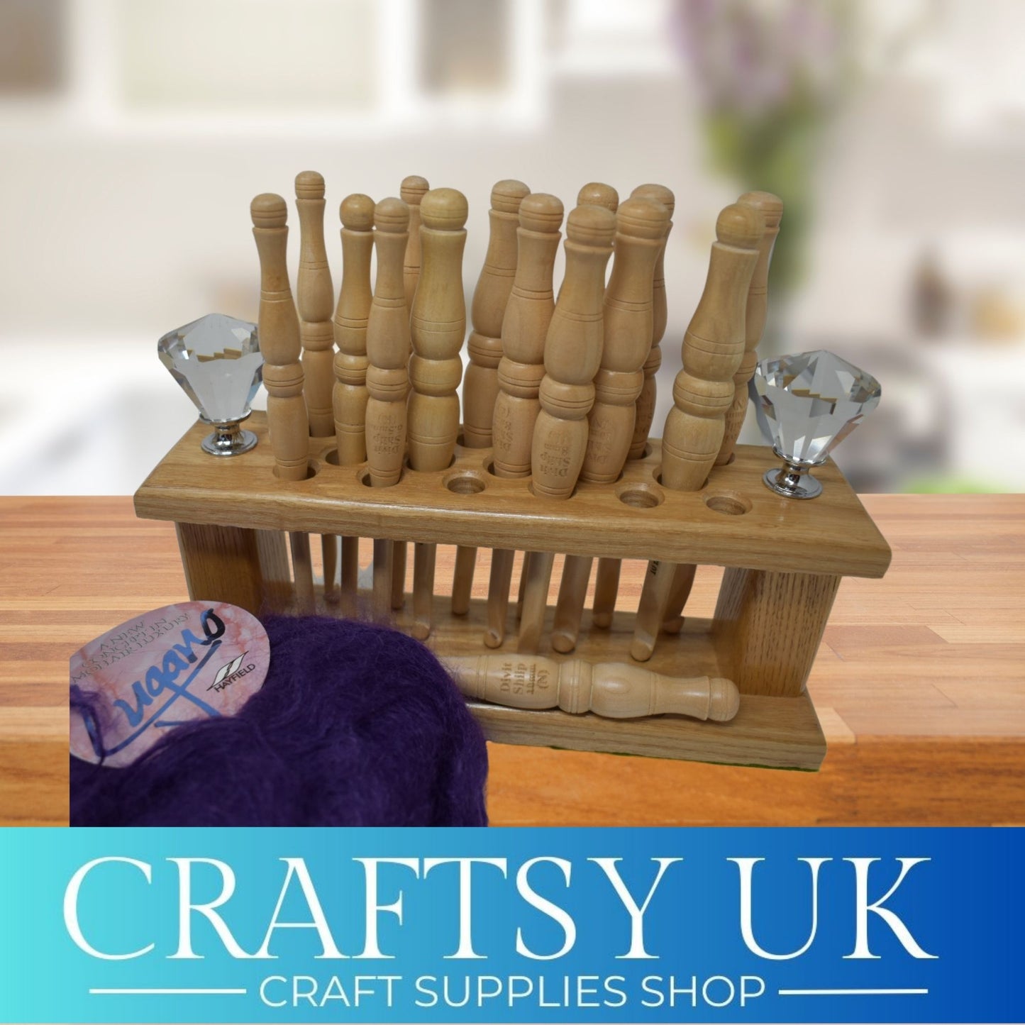 luxury wooden crochet hooks
