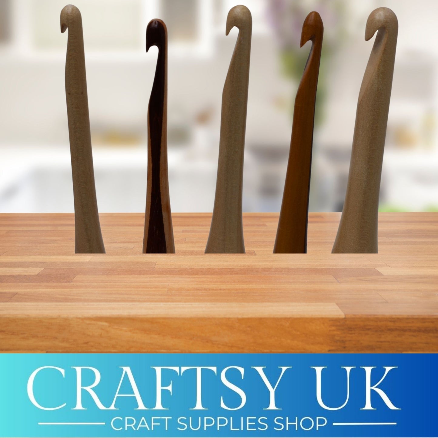 luxury wooden crochet hooks
