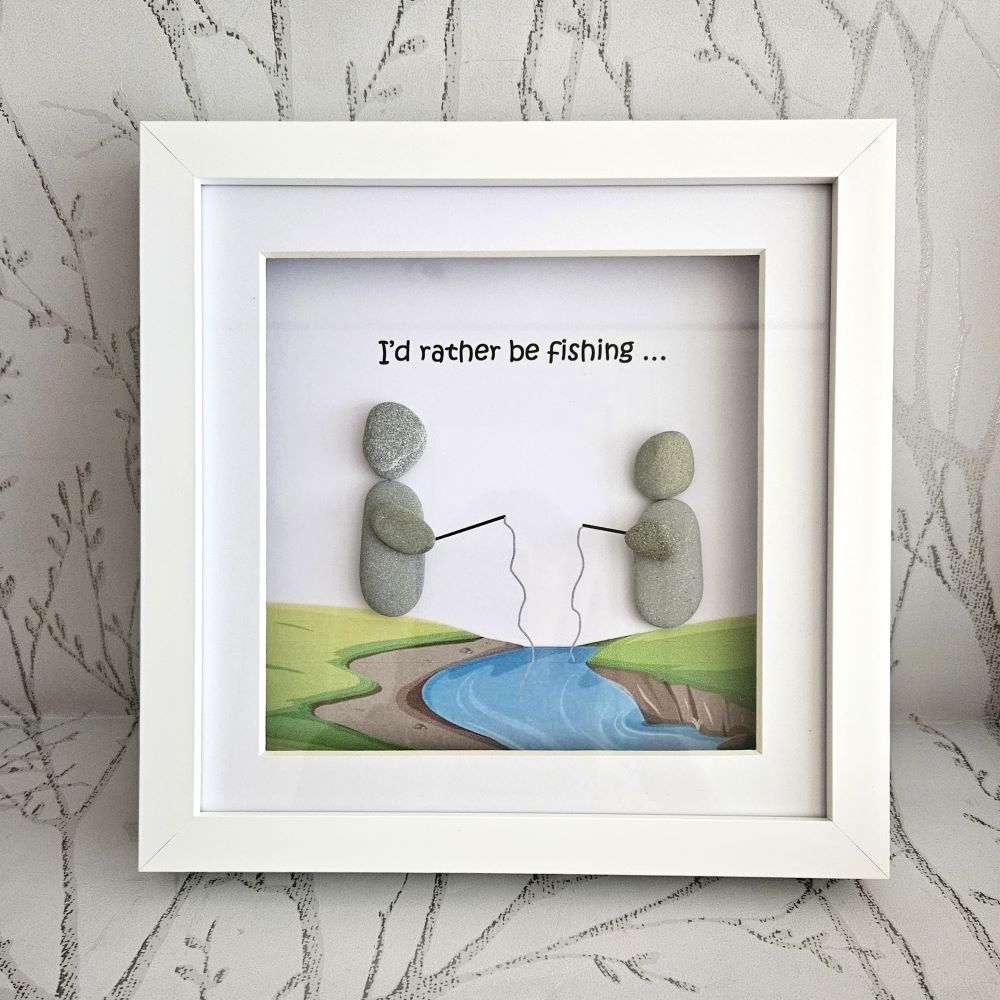 Fishing Pebble Art – Handmade Gift Idea for Anglers