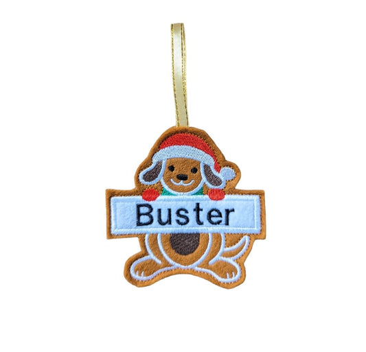 Gingerbread Pet Tree Decorations | Gingerbread Christmas Decor