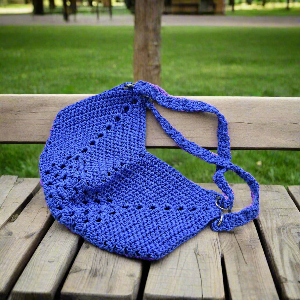 crochet shoulder bag