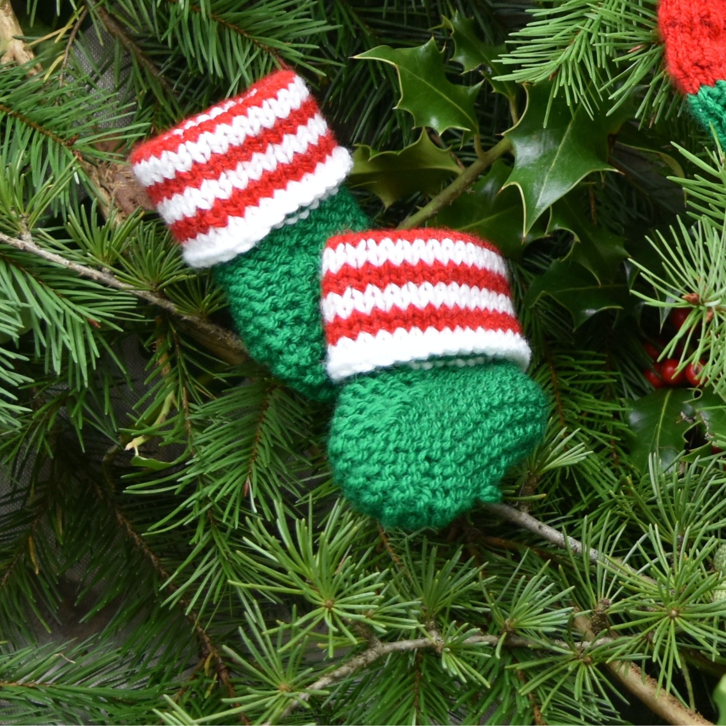 christmas hand knit cardigan
