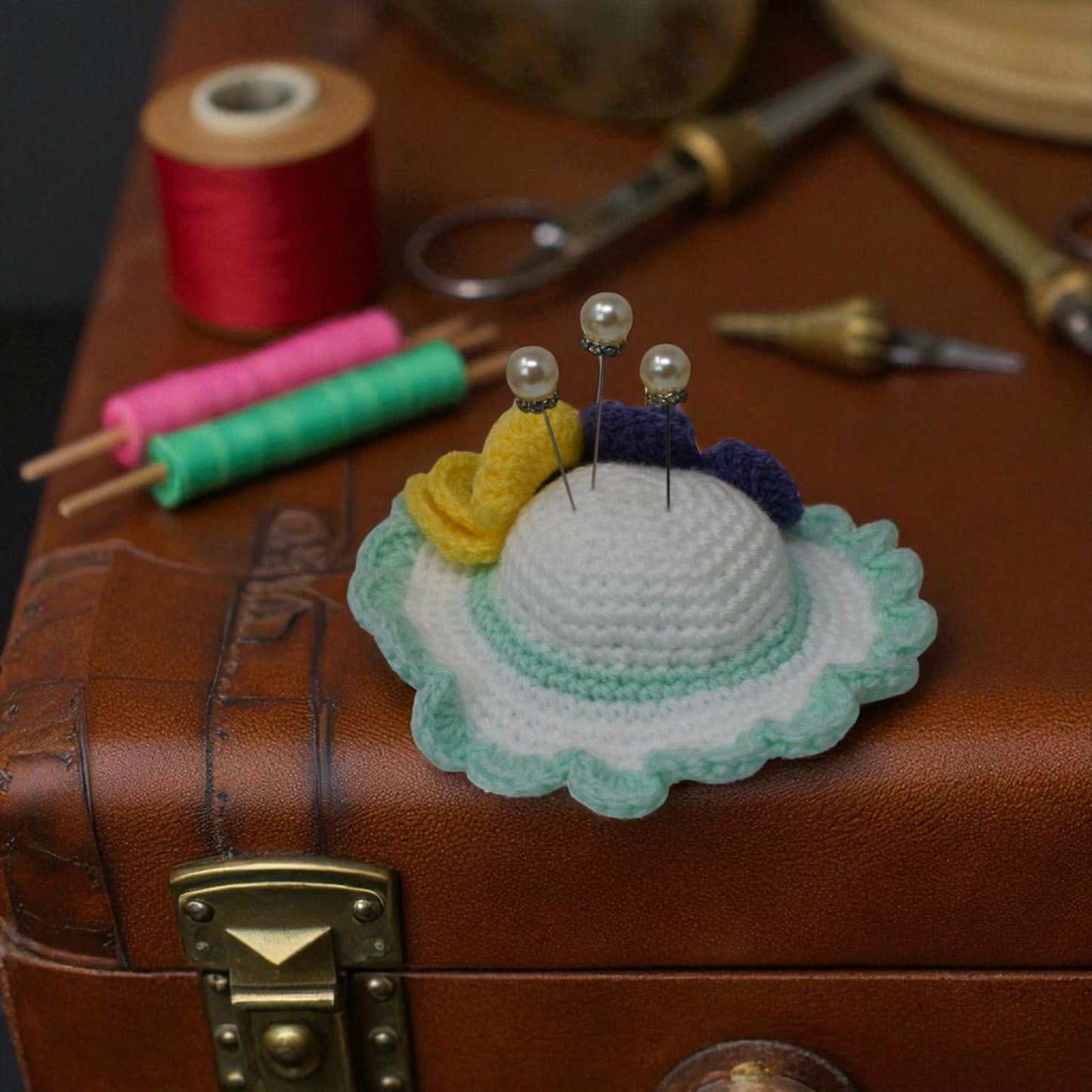 crochet pin cushions