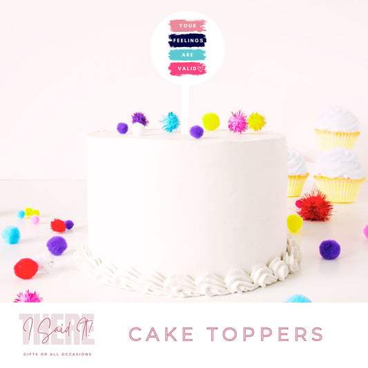 inspiring cake topper