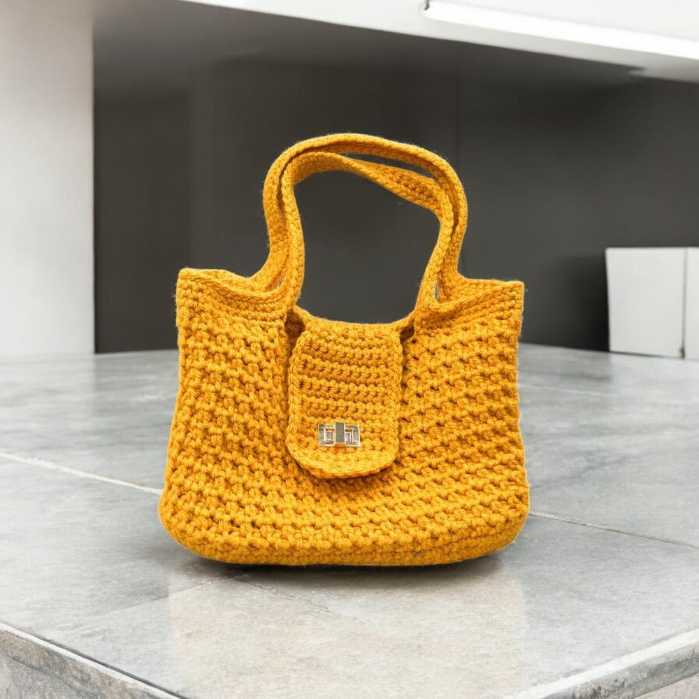 crochet shoulder bag