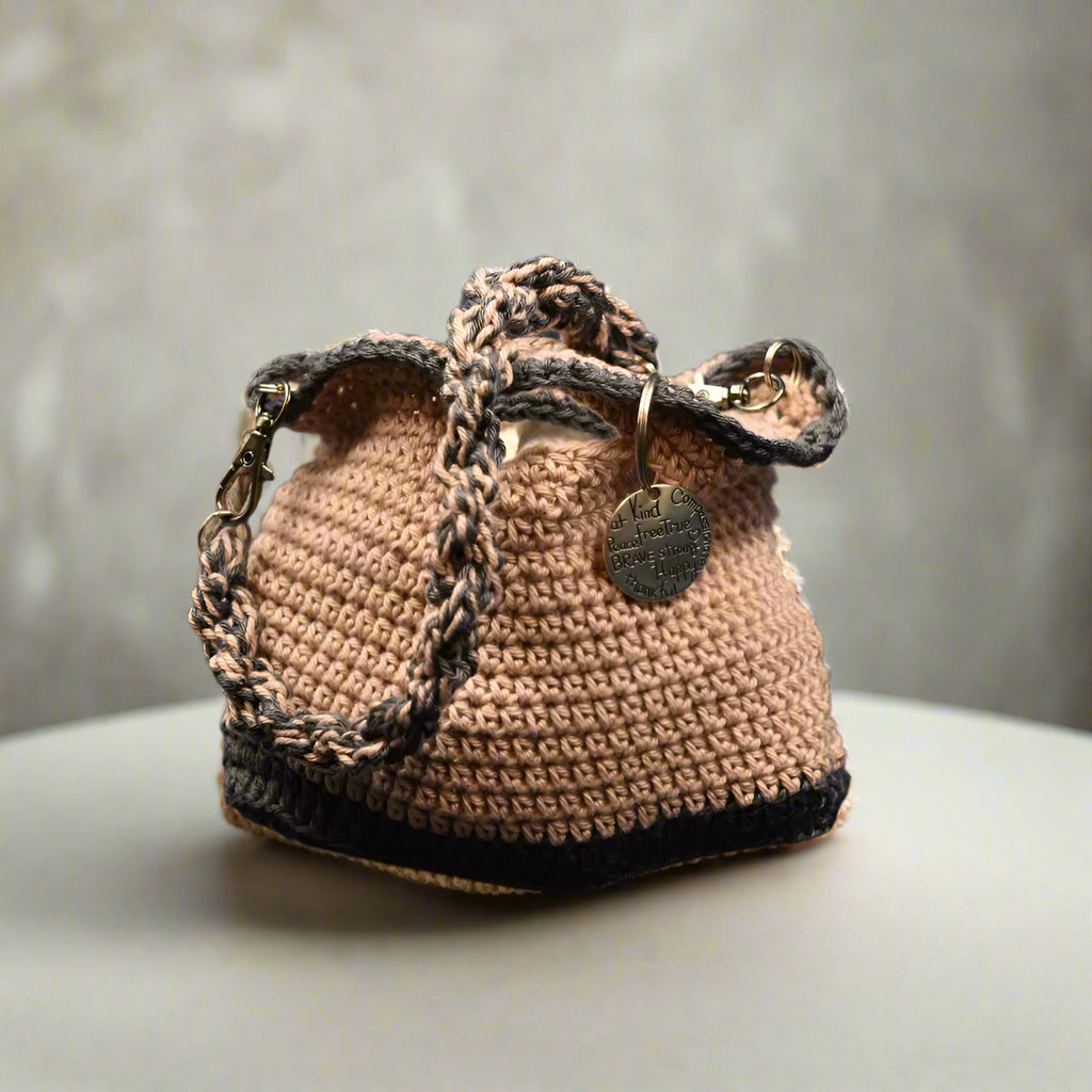 mini crochet bag