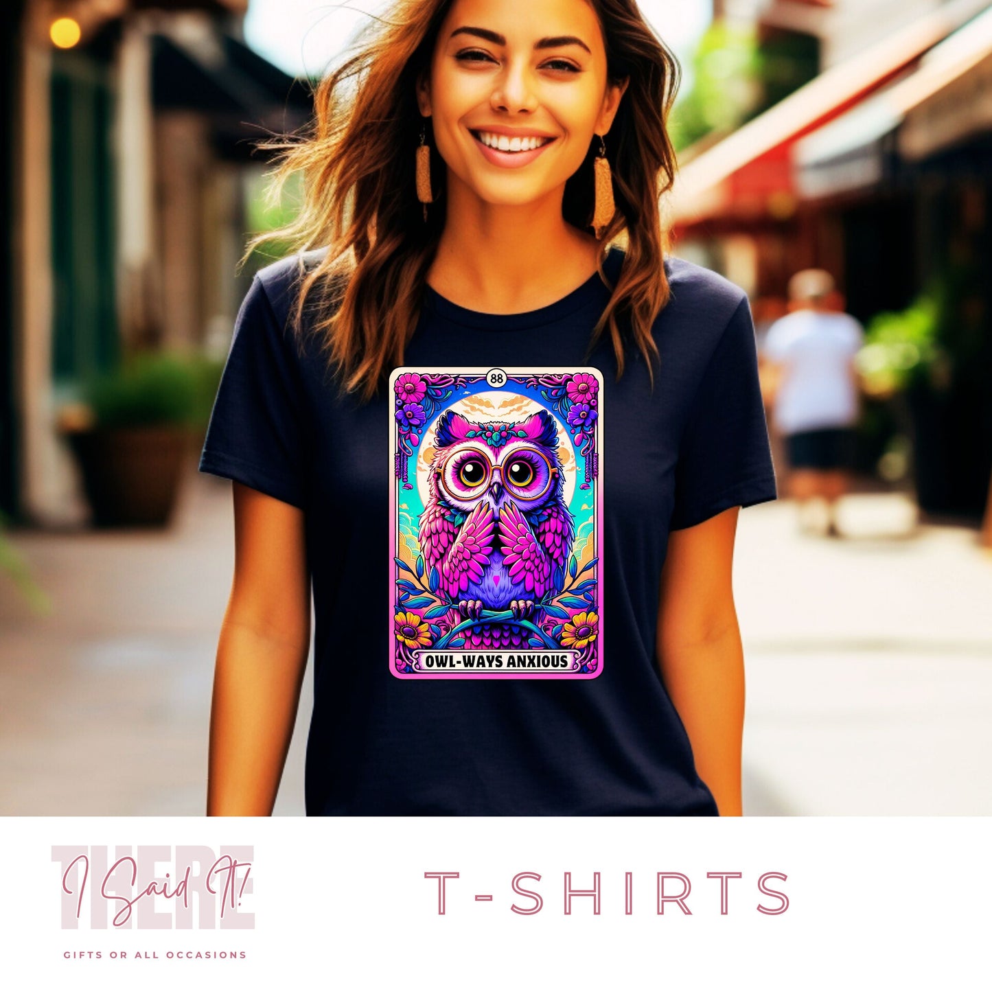 Owl Anxiety T Shirt | Anxiety Clothing