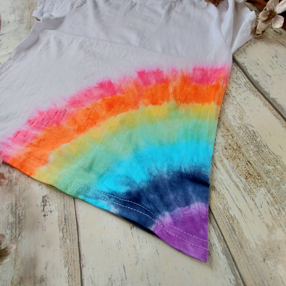 tie dye t shirt rainbow