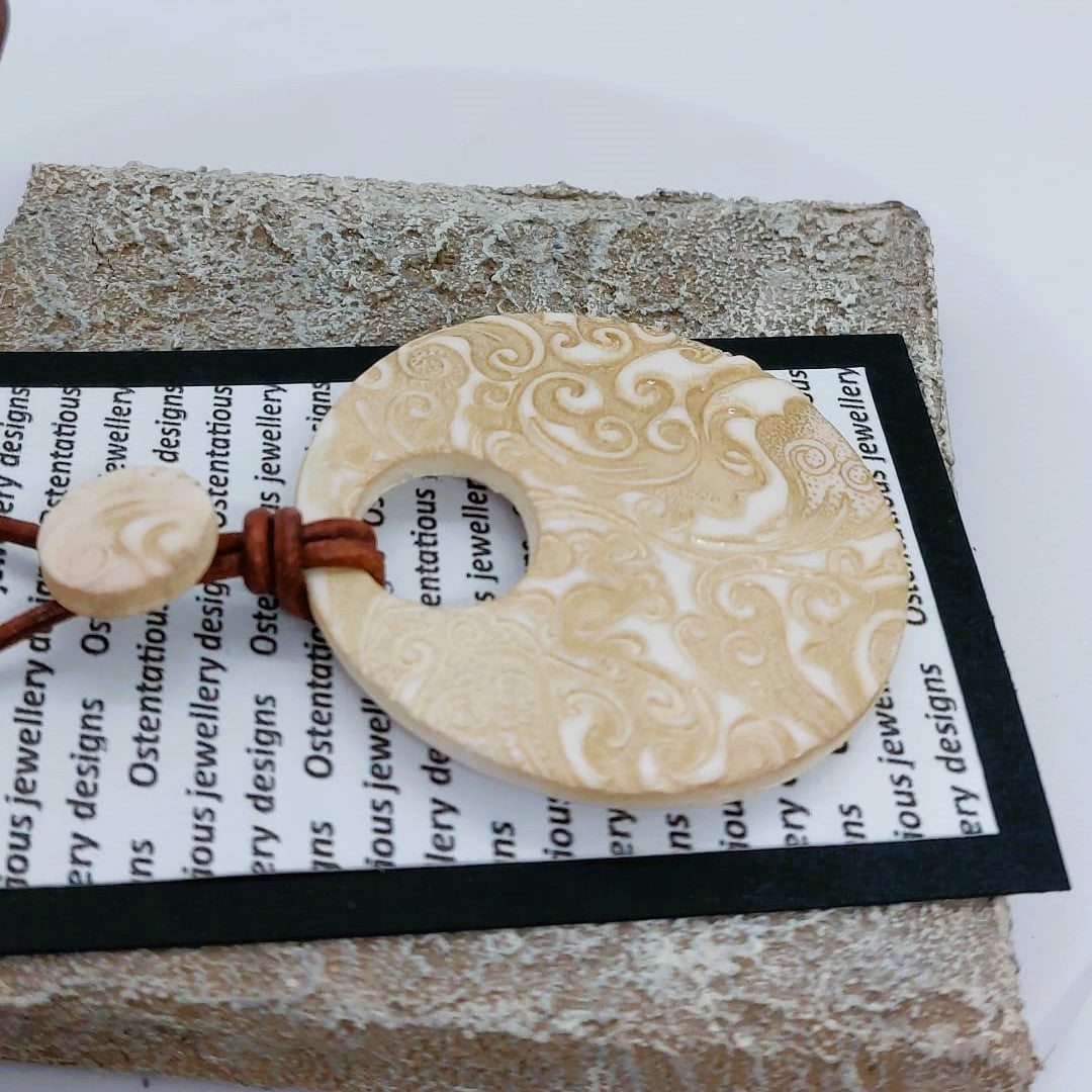 Clay Necklace Pendant | Creative Clay Jewellery