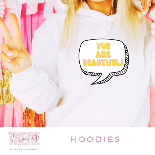 positive quote hoodie