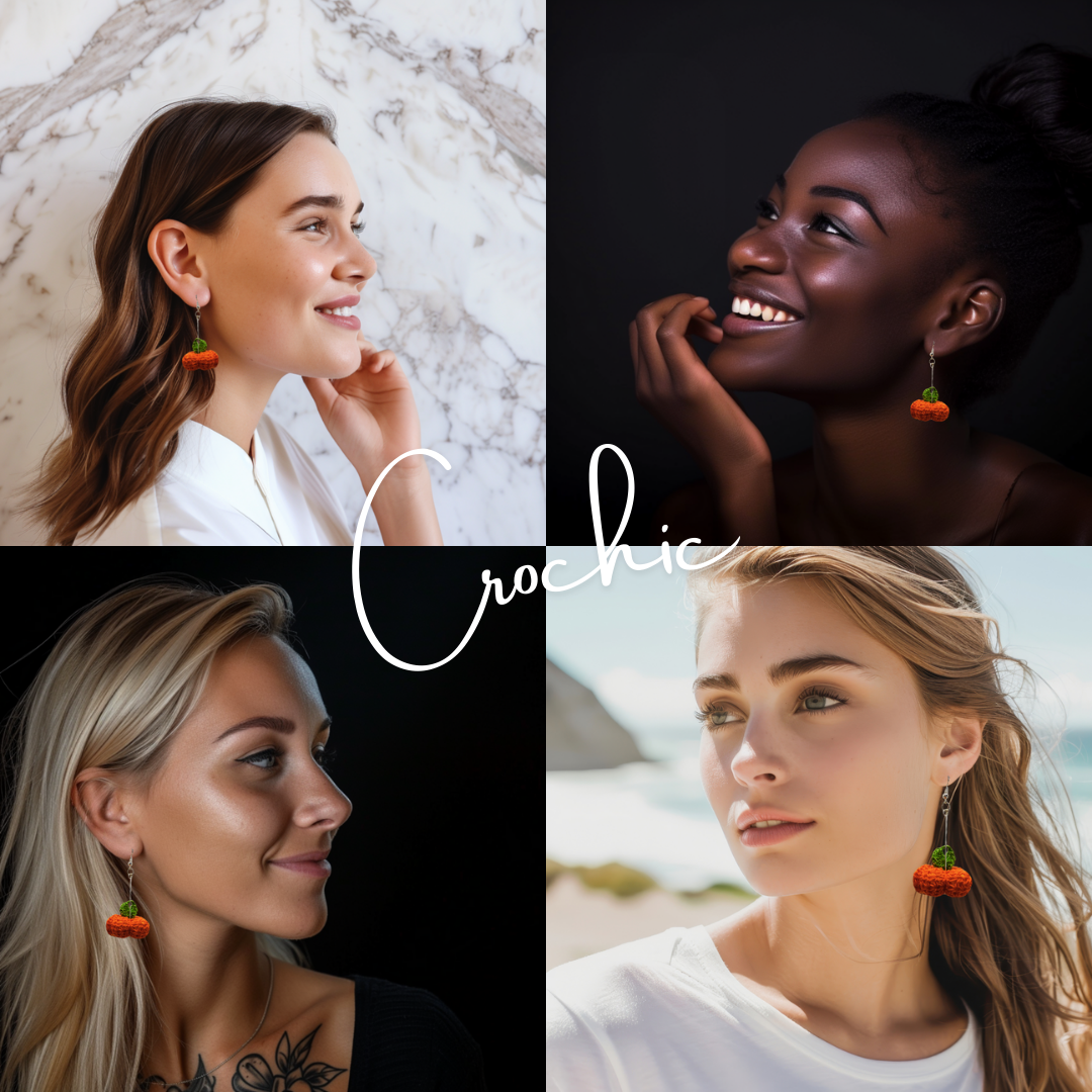 pumpkin earrings
