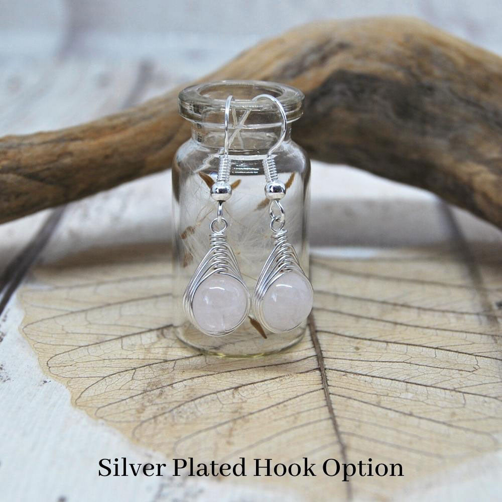 rose-quartz-silver-earrings