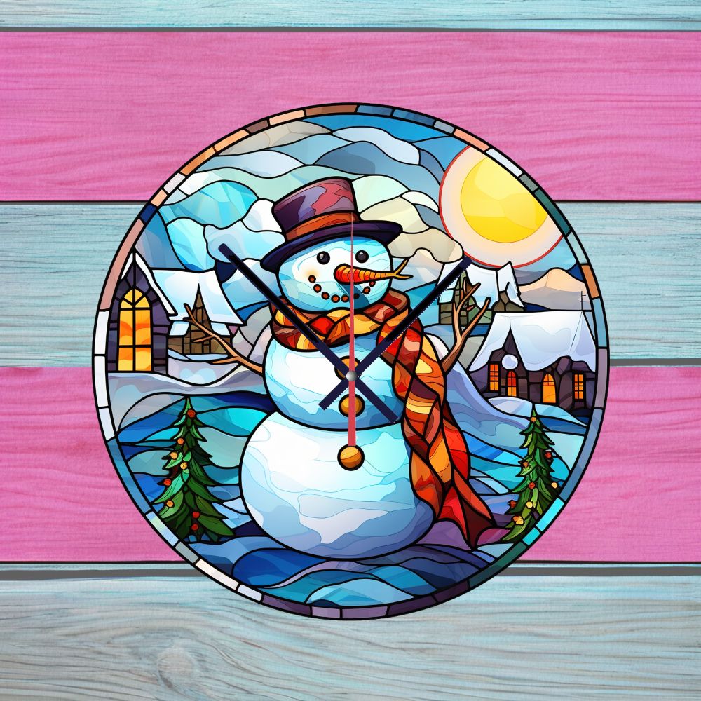 snowman-clock