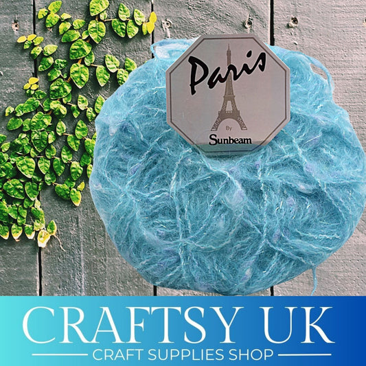 blue mohair yarn