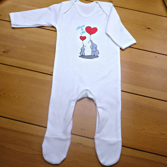 Embroidered Baby Sleepsuit | Embroidered Baby Grows