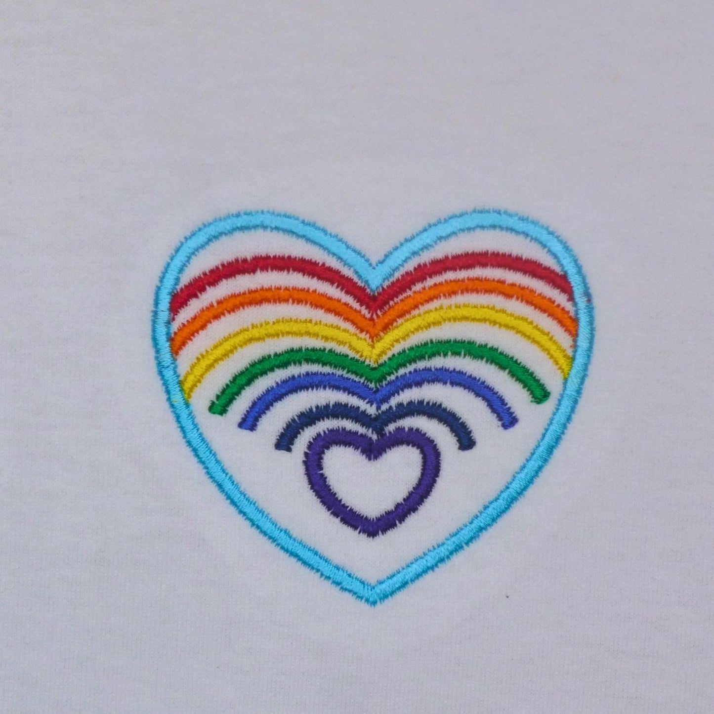 Rainbow Embroidery T-Shirt | Rainbow T-Shirts