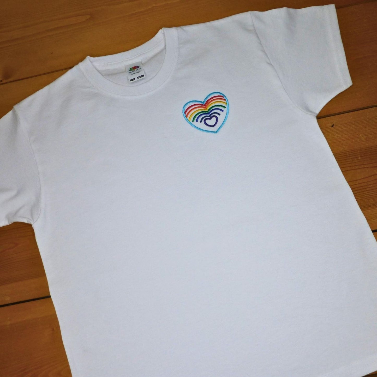 Rainbow Embroidery T-Shirt | Rainbow T-Shirts