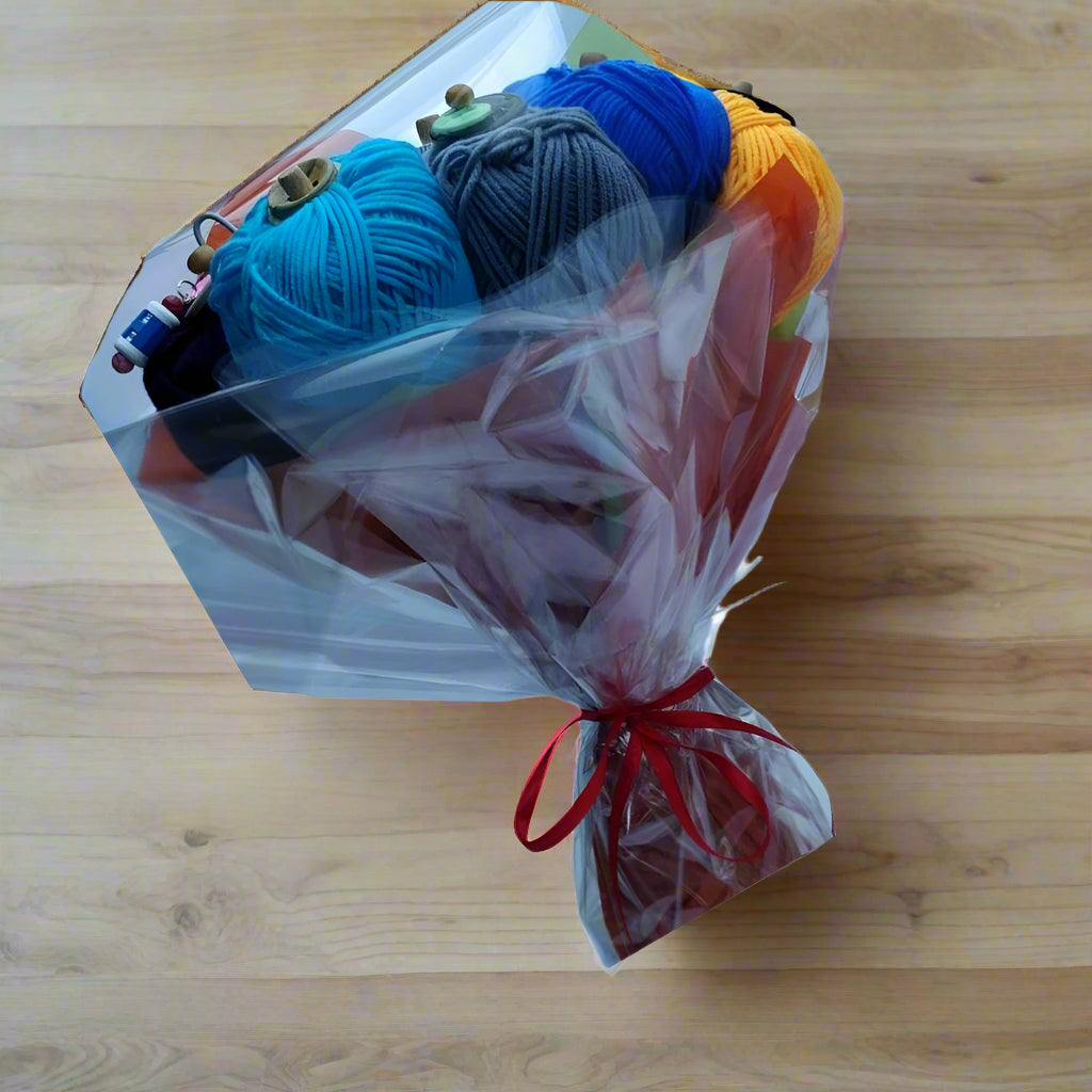 yarn bouquets