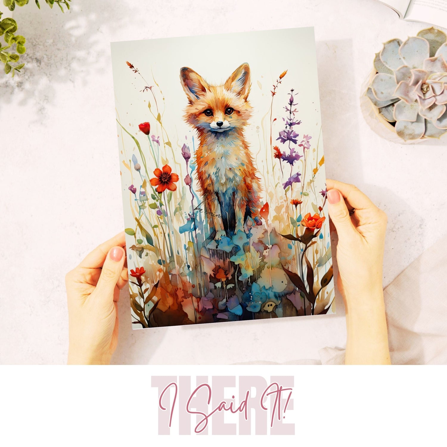 cute-fox-print