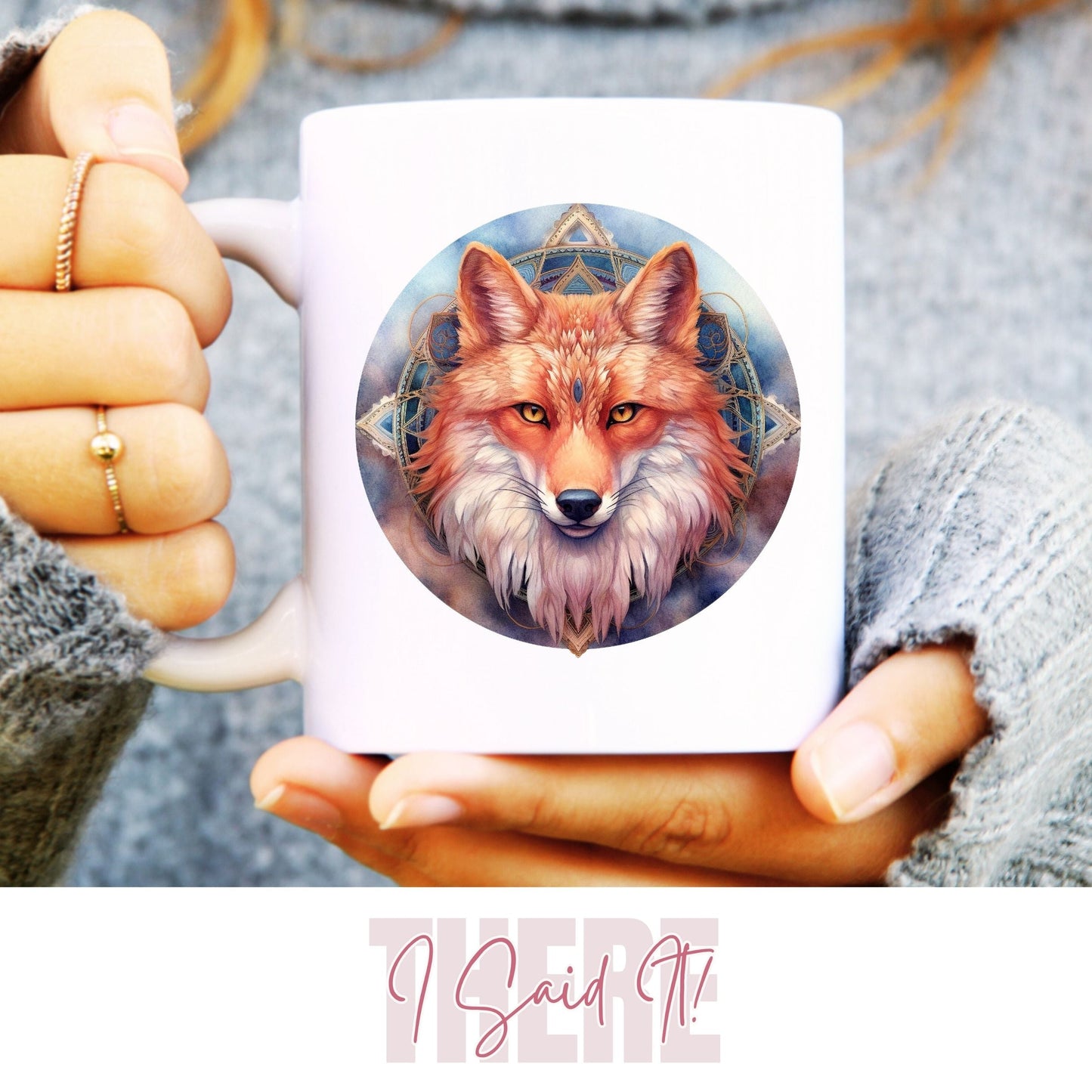 personalised-fox-mug