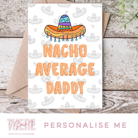 Novelty Daddy Birthday Card | Funny Daddy Card