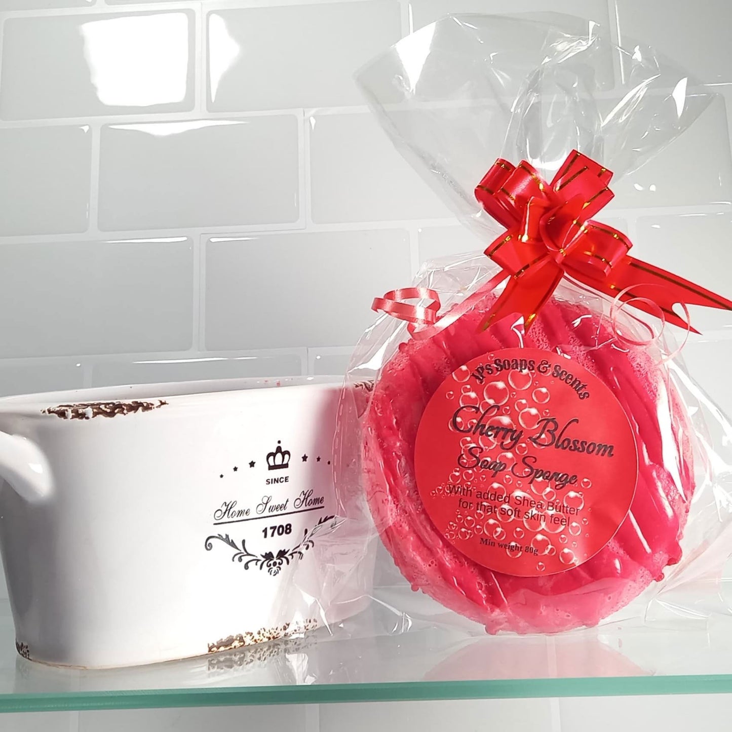 Shea Butter Soap Sponge | Soap Filled Exfoliating Sponge