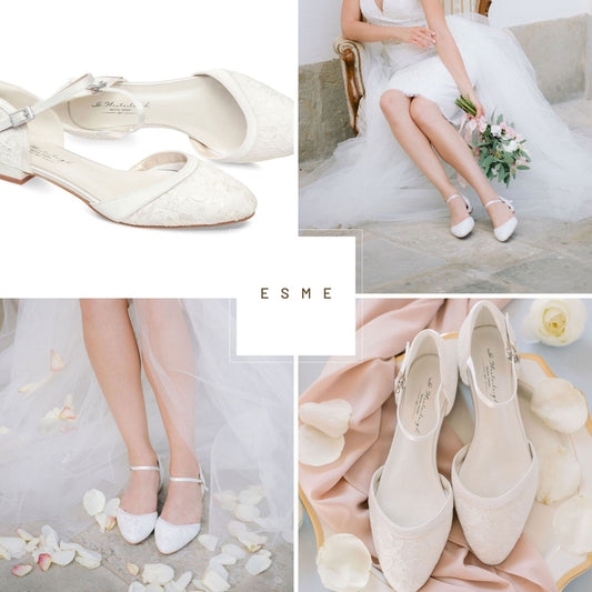 ivory-satin-heels-low-heel