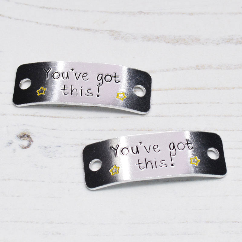 Personalised Trainer Tags | Metal Trainer Tags