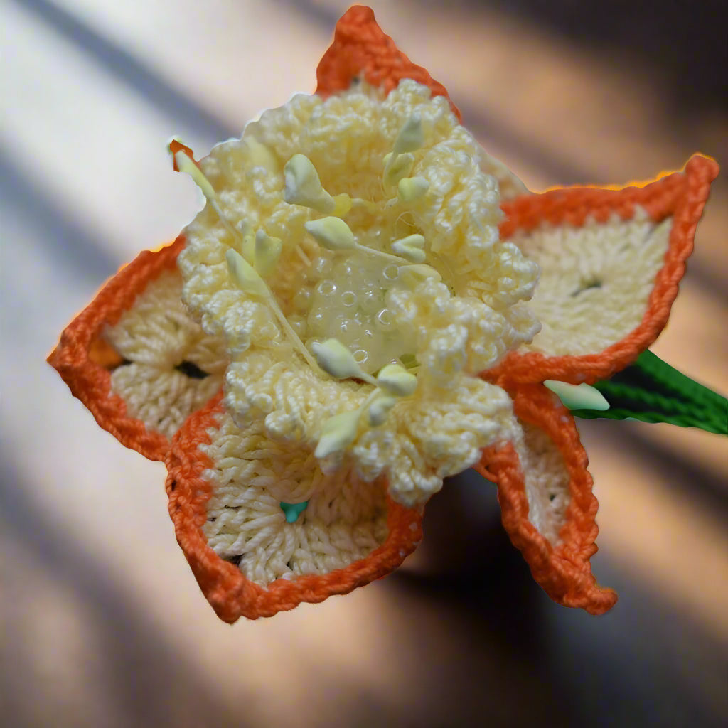artificial daffodil bouquet