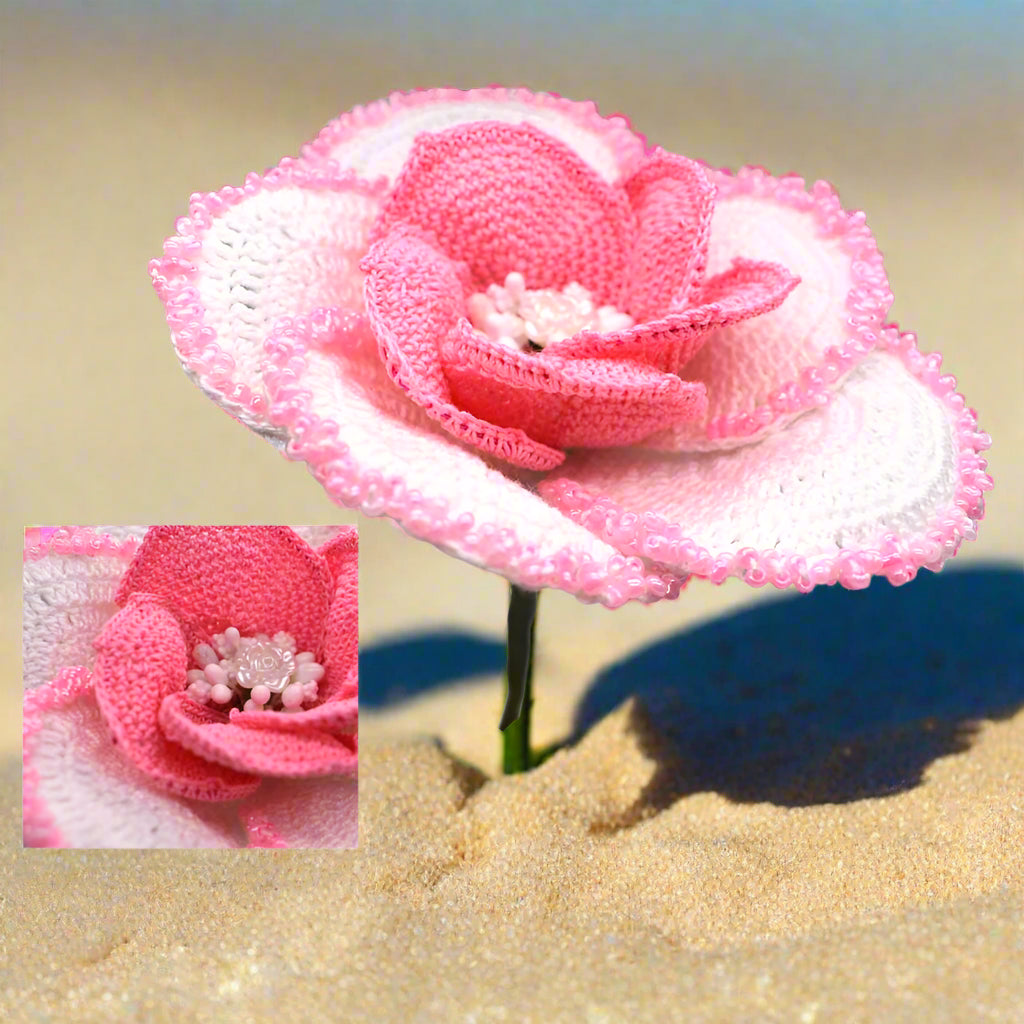 artificial pink rose