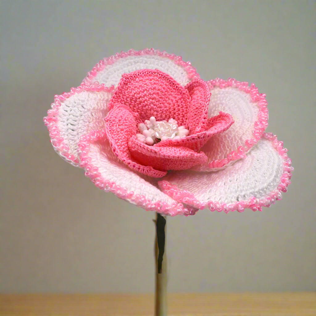 artificial pink rose