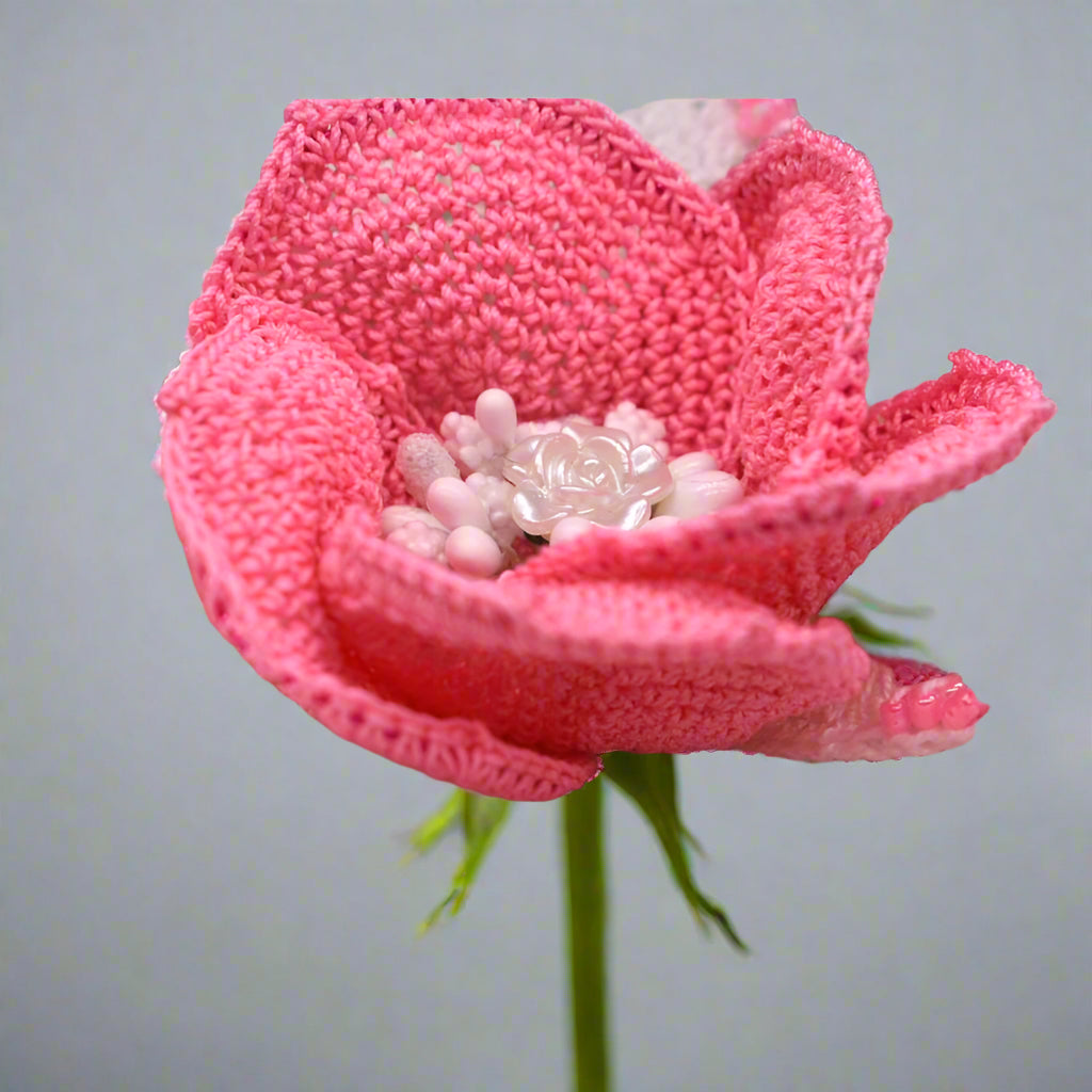 artificial pink rose