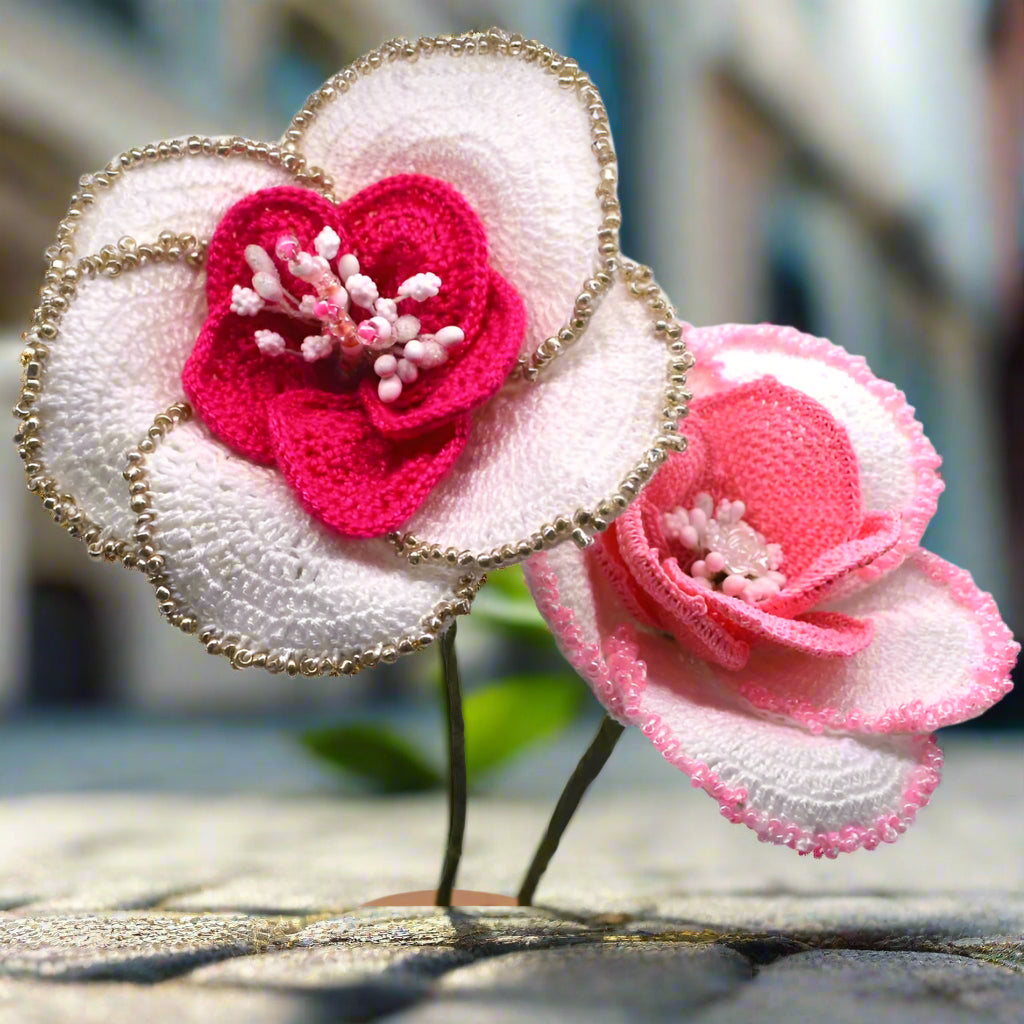 artificial pink rose