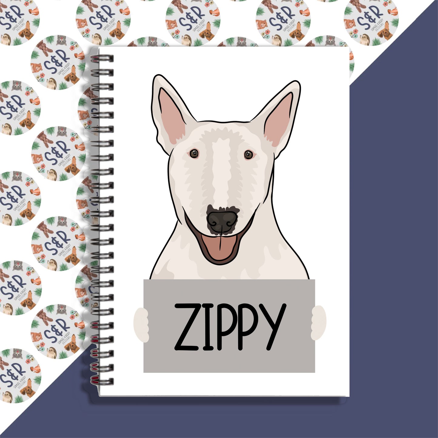 Bull Terrier Notebook | Bull Terrier Stationery