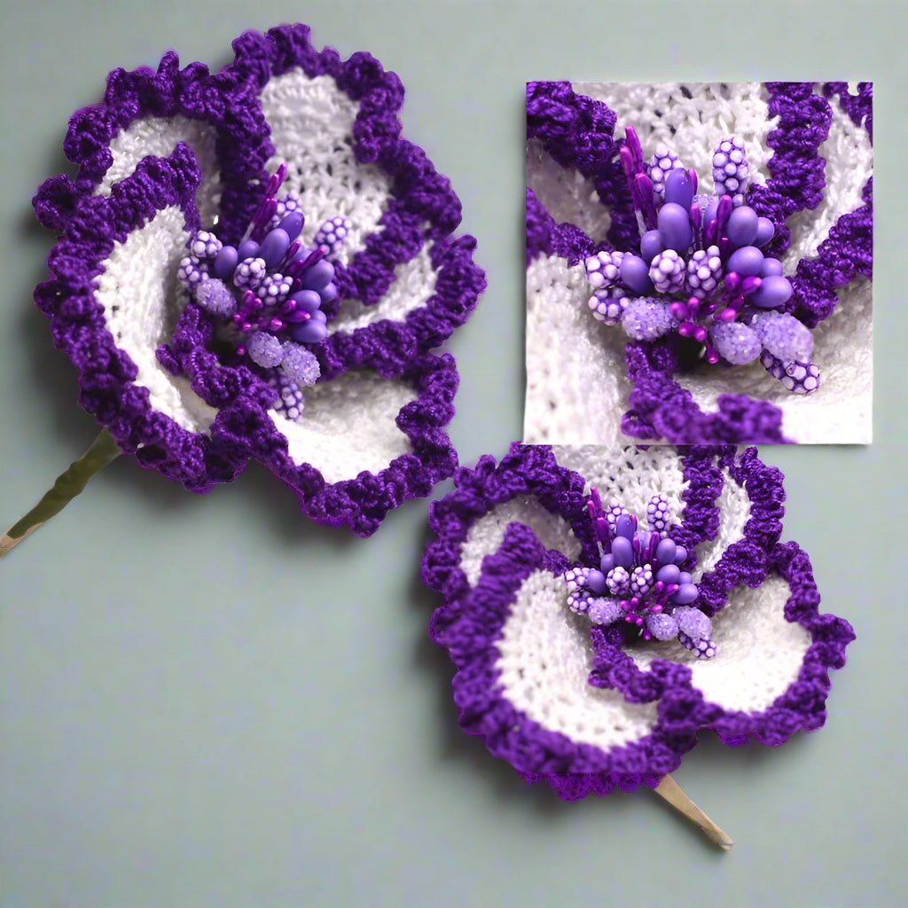 crochet lace flowers