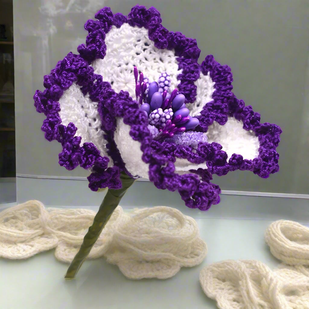 crochet lace flowers