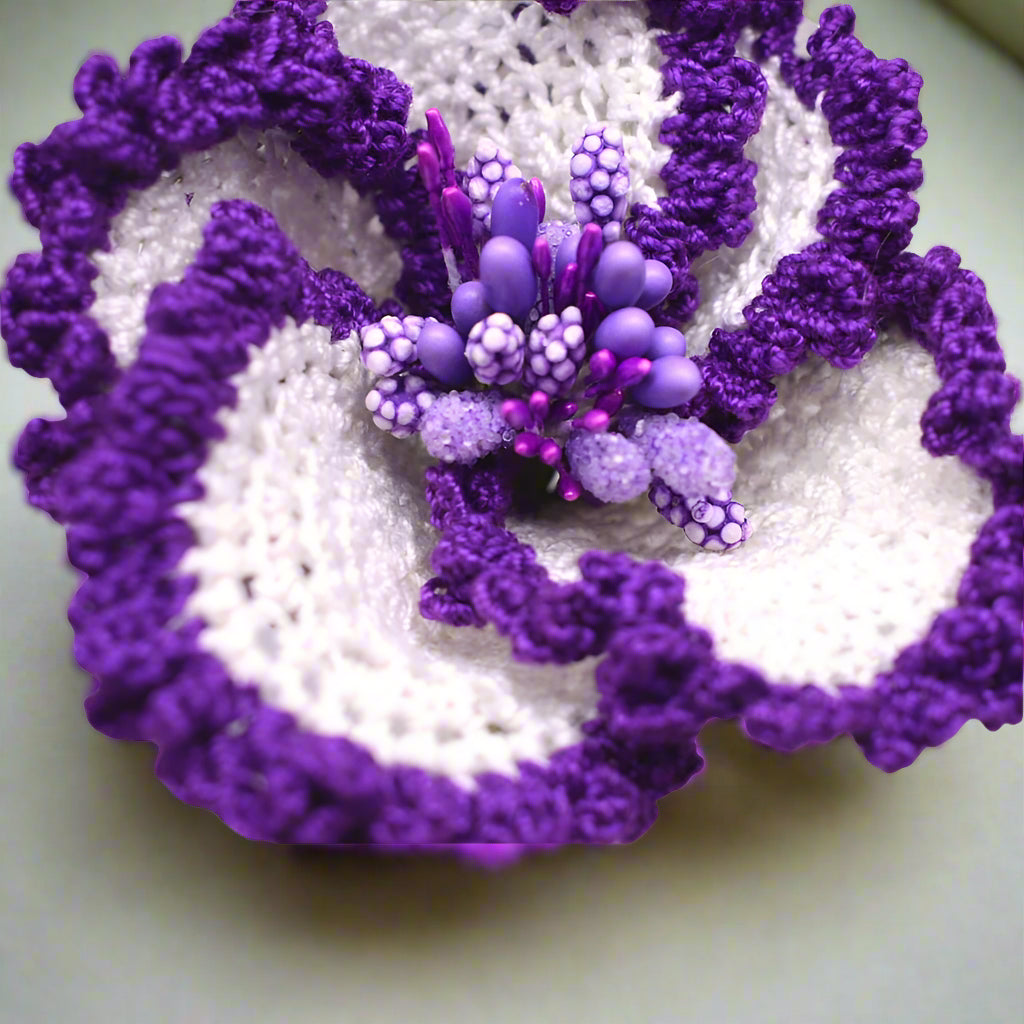 crochet lace flowers