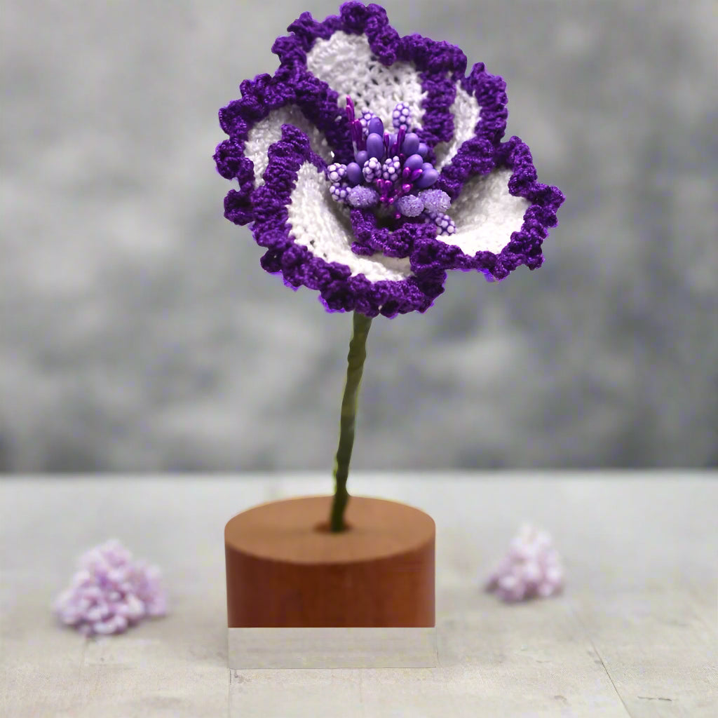crochet lace flowers