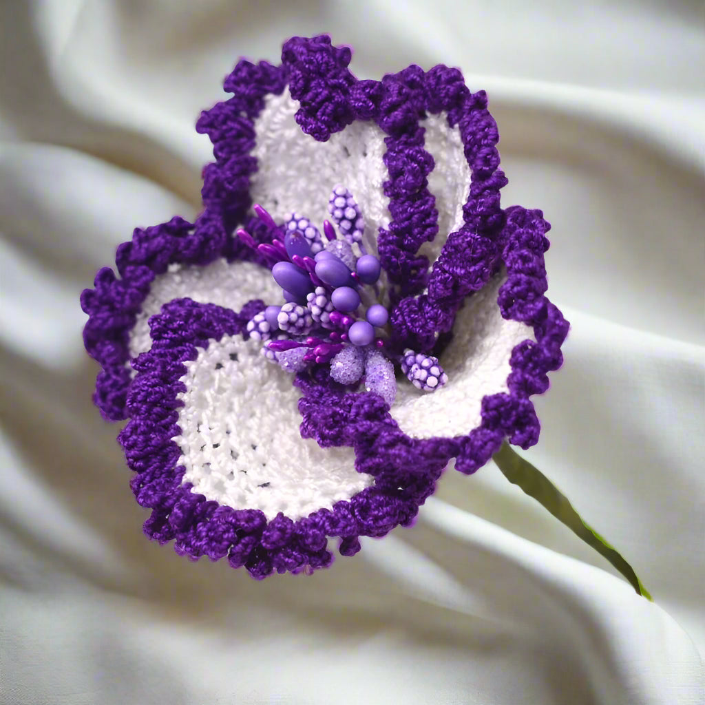 crochet lace flowers